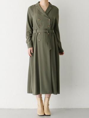 マタニティ ワンピース|トレンチワンピース　マタニティ・産後【出産後も長く使える】