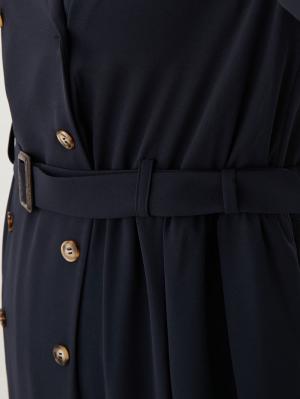 マタニティ ワンピース|トレンチワンピース　マタニティ・産後【出産後も長く使える】