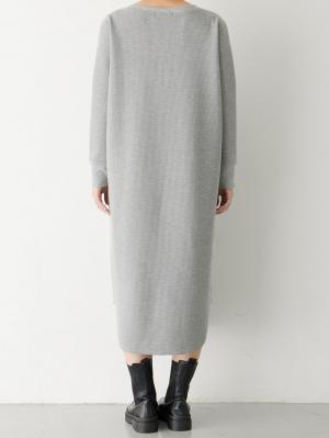 マタニティ ワンピース|ワッフルヘンリーネックワンピース　マタニティ・産後【出産後も長く使える】