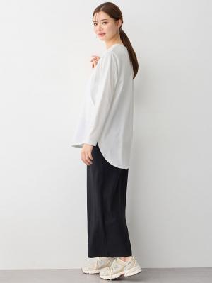 マタニティ トップス|カットソーシャツテールロンT マタニティ・産後【出産後も長く使える】|オフ