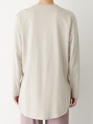 マタニティ トップス|カットソーシャツテールロンT マタニティ・産後【出産後も長く使える】