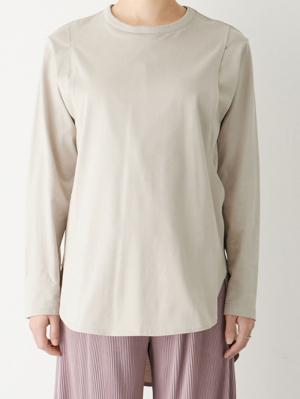 マタニティ トップス|カットソーシャツテールロンT マタニティ・産後【出産後も長く使える】