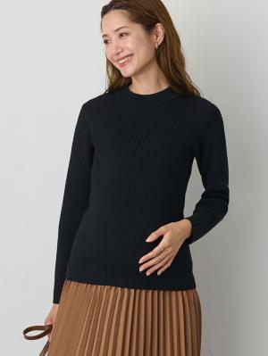 リブニット　マタニティ・産後【出産後も長く使える】10276