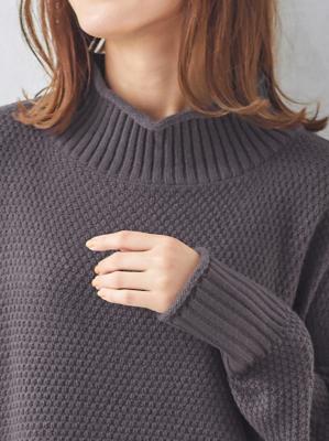 マタニティ トップス|Rosemadame（ローズマダム）ニットチュニック　マタニティ・産後授乳服【出産後も長く使える】