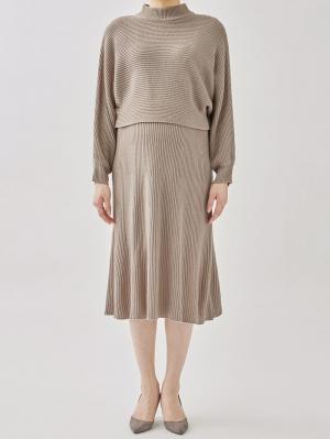 マタニティ ワンピース|Rosemadame（ローズマダム）ニットワンピース　マタニティ・産後授乳服【出産後も長く使える】