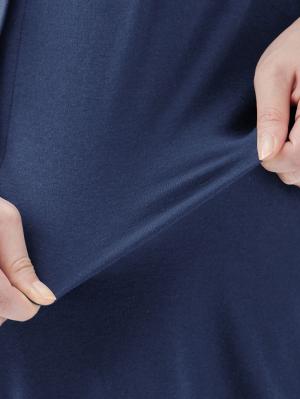 マタニティ パジャマ・ルームウェア|綿混やわらかスムースラッフルワンピ&産後も使えるレギンスパジャマ【出産後も長く使える】