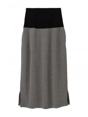 マタニティ スカート|【極暖】裏シャギーあったかタイトスカート　マタニティ・授乳服【出産後も長く使える】|杢チャコール