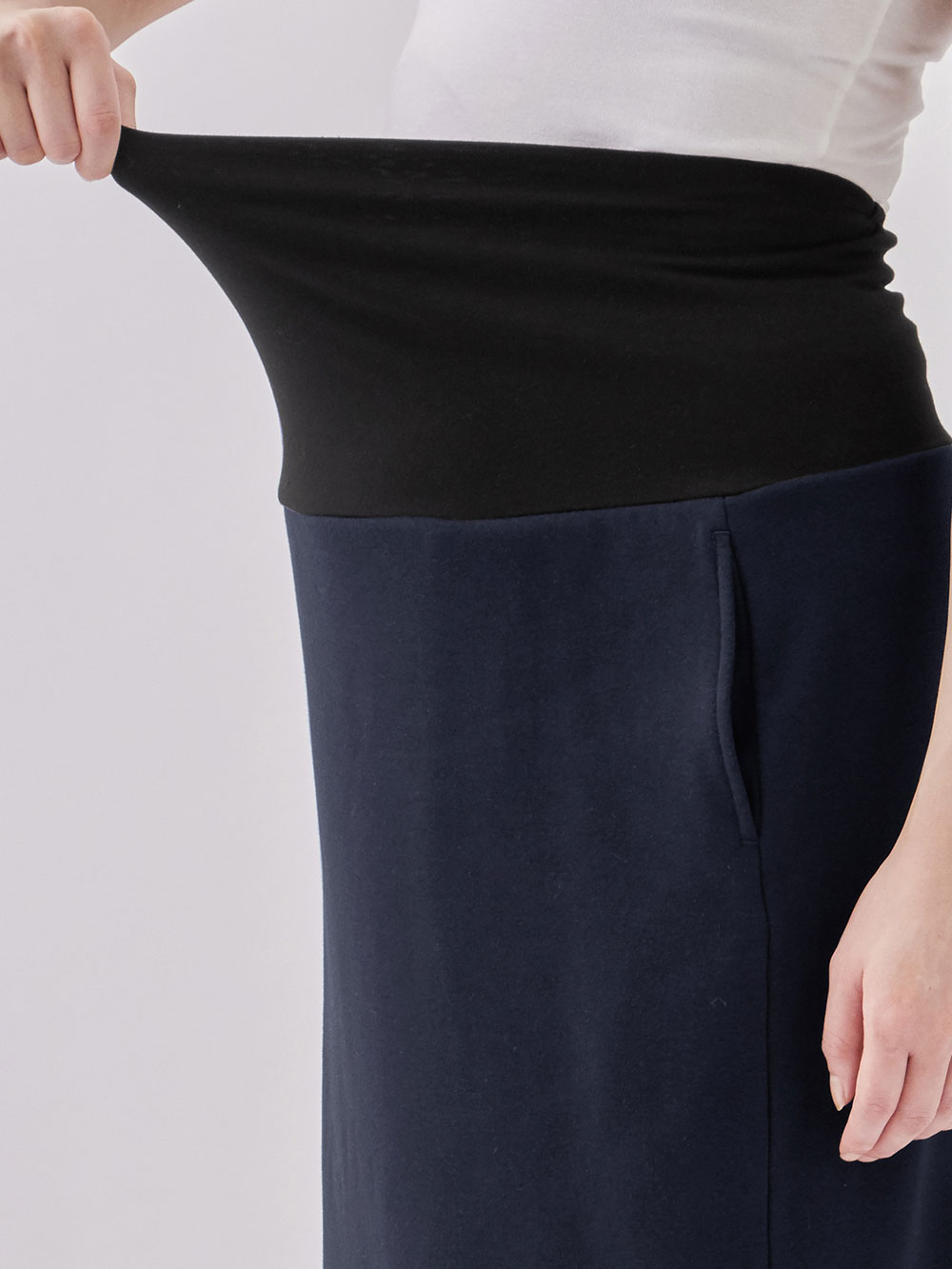 マタニティ スカート|【極暖】裏シャギーあったかタイトスカート　マタニティ・授乳服【出産後も長く使える】