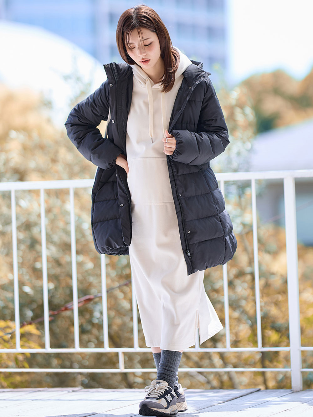 新品 くまさん ワンピース 120 暖かワンピース 裏地付 ぬいぐるみ付 秋冬春 期間限定セール開催中！ もこもこ パジャマ ルームウェア くま耳 起毛 パーカーワンピース レディース キャラクター プレゼント ギフト おしゃれ  暖かい 大人 ペア 可愛い 長袖 ふわふわ ワンピース チュニック ファー⁄全4色 | オトナ可愛いレディース通販-DITA-