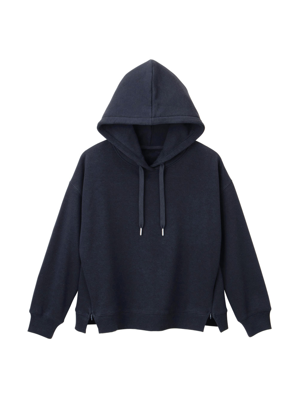 マタニティ トップス|【極暖】裏シャギーあったかパーカー【出産後も長く使える】|ネイビー