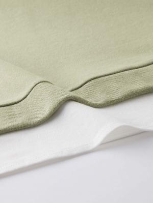 マタニティ ワンピース|Rosemadame（ローズマダム）　カレッジロゴレイヤード風ワンピース　マタニティ・産後授乳服【出産後も長く使える】