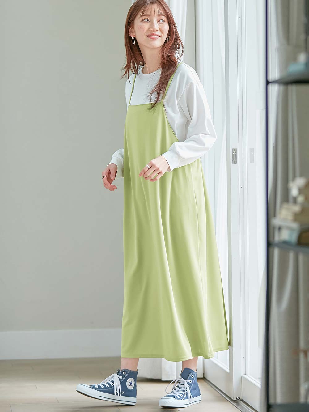 Rosemadame（ローズマダム） カットソーキャミワンピトップスセット マタニティ・産後授乳服【出産後も長く使える】 マタニティ  ワンピース(品番：10291) ｜マタニティウェア・授乳服通販｜ エンジェリーベ 公式