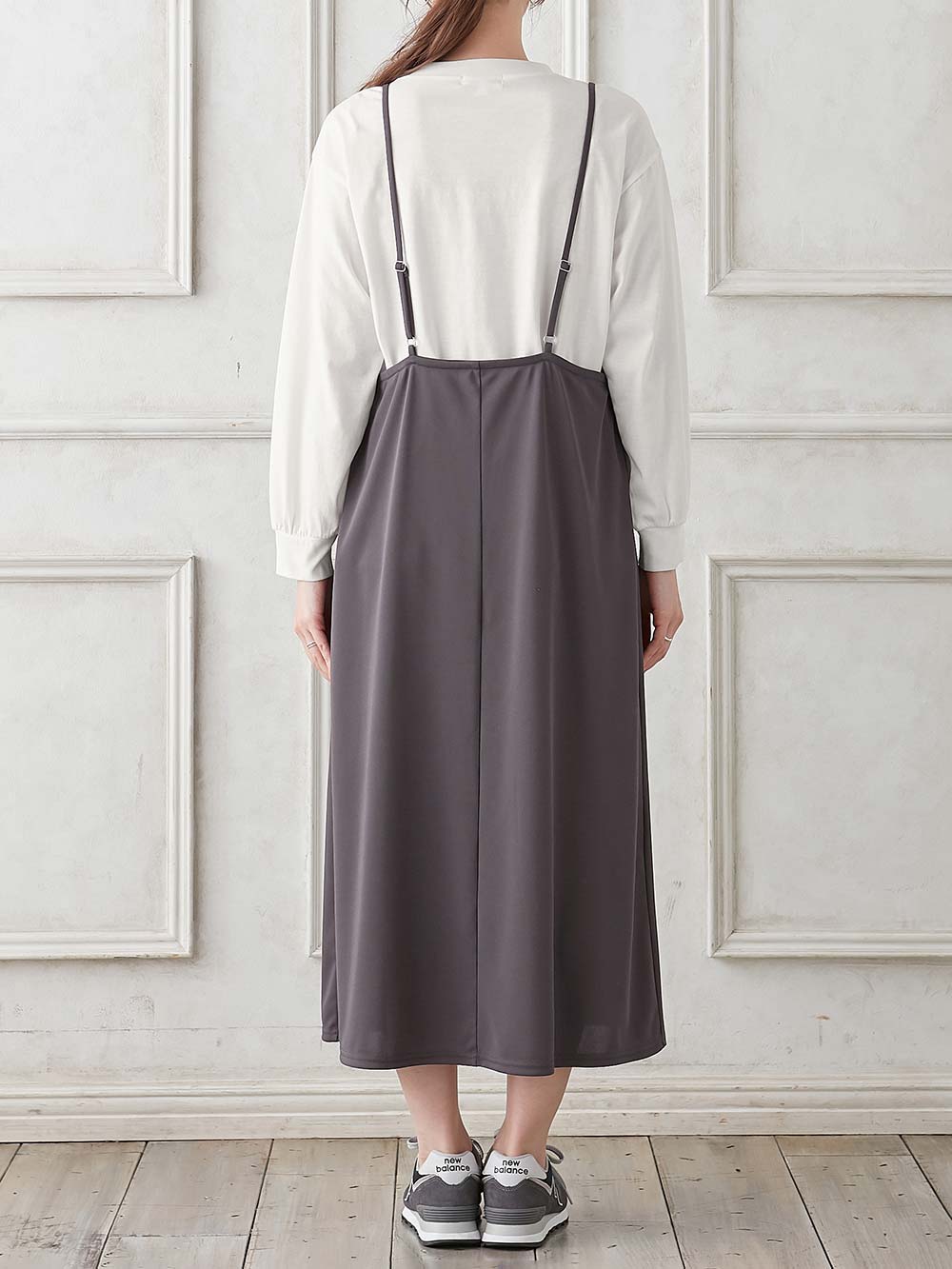 マタニティ ワンピース|Rosemadame（ローズマダム）　カットソーキャミワンピ&トップスセット　マタニティ・産後授乳服【出産後も長く使える】