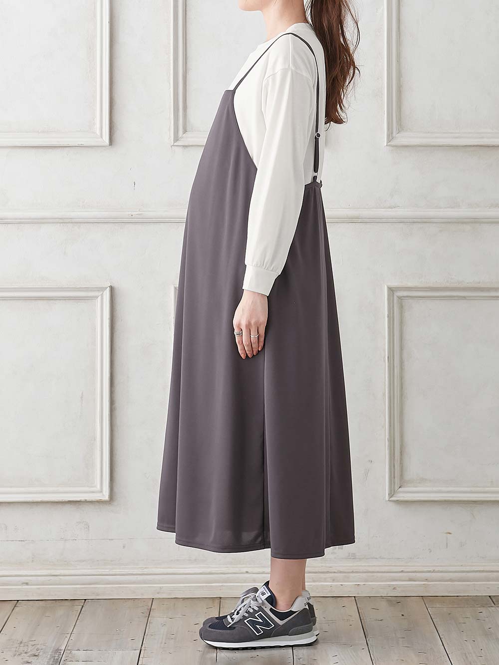 マタニティ ワンピース|Rosemadame（ローズマダム）　カットソーキャミワンピ&トップスセット　マタニティ・産後授乳服【出産後も長く使える】