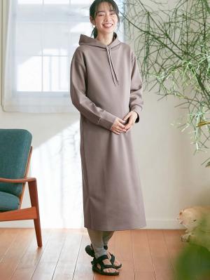 マタニティ ワンピース|Rosemadame（ローズマダム）　パーカーワンピース　マタニティ・産後授乳服【出産後も長く使える】|チャコール