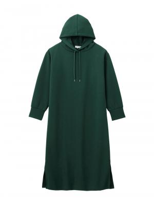 マタニティ ワンピース|Rosemadame（ローズマダム）　パーカーワンピース　マタニティ・産後授乳服【出産後も長く使える】|グリーン