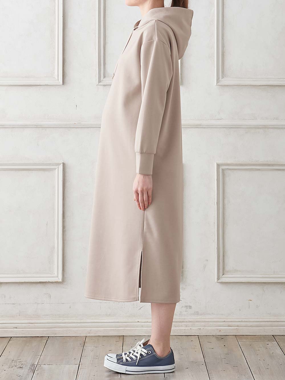 マタニティ ワンピース|Rosemadame（ローズマダム）　パーカーワンピース　マタニティ・産後授乳服【出産後も長く使える】