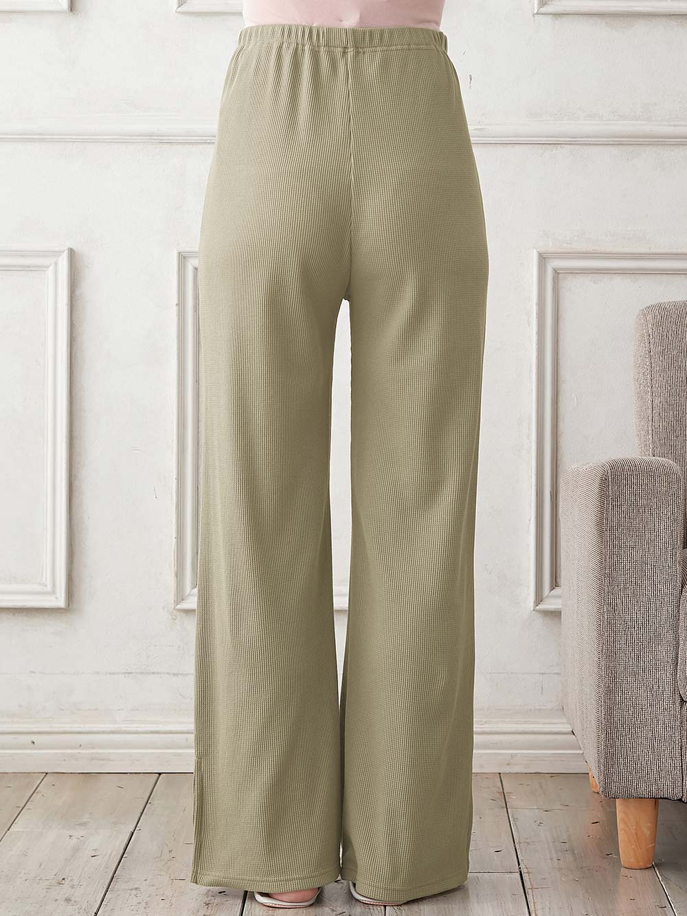 マタニティ パジャマ・ルームウェア|Rosemadame（ローズマダム）　ワッフル素材ルームパンツ　マタニティ・産後【出産後も長く使える】