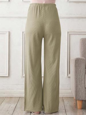 マタニティ パジャマ・ルームウェア|Rosemadame（ローズマダム）　ワッフル素材ルームパンツ　マタニティ・産後【出産後も長く使える】