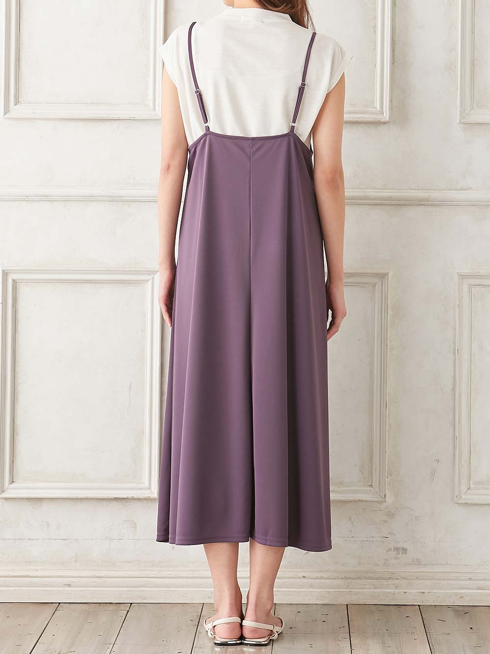 マタニティ ワンピース|Rosemadame(ローズマダム) 天竺汗染み防止トップス&接触冷感キャミワンピセット マタニティ・産後授乳服【出産後も長く使える】