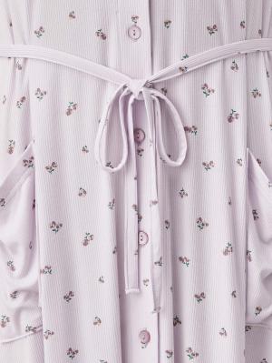 マタニティ パジャマ・ルームウェア|Rosemadame（ローズマダム）　小花柄半袖ルームワンピース　マタニティ・産後授乳パジャマ【出産後も長く使える】