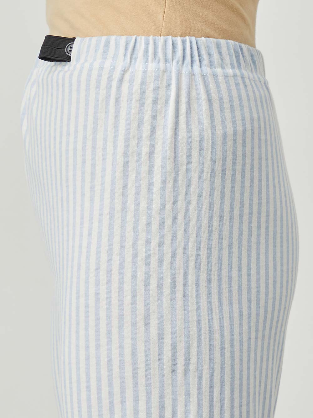 マタニティ パジャマ・ルームウェア|Rosemadame（ローズマダム）　ストライププリント天竺素材半袖パジャマ　マタニティ・産後授乳パジャマ【出産後も長く使える】