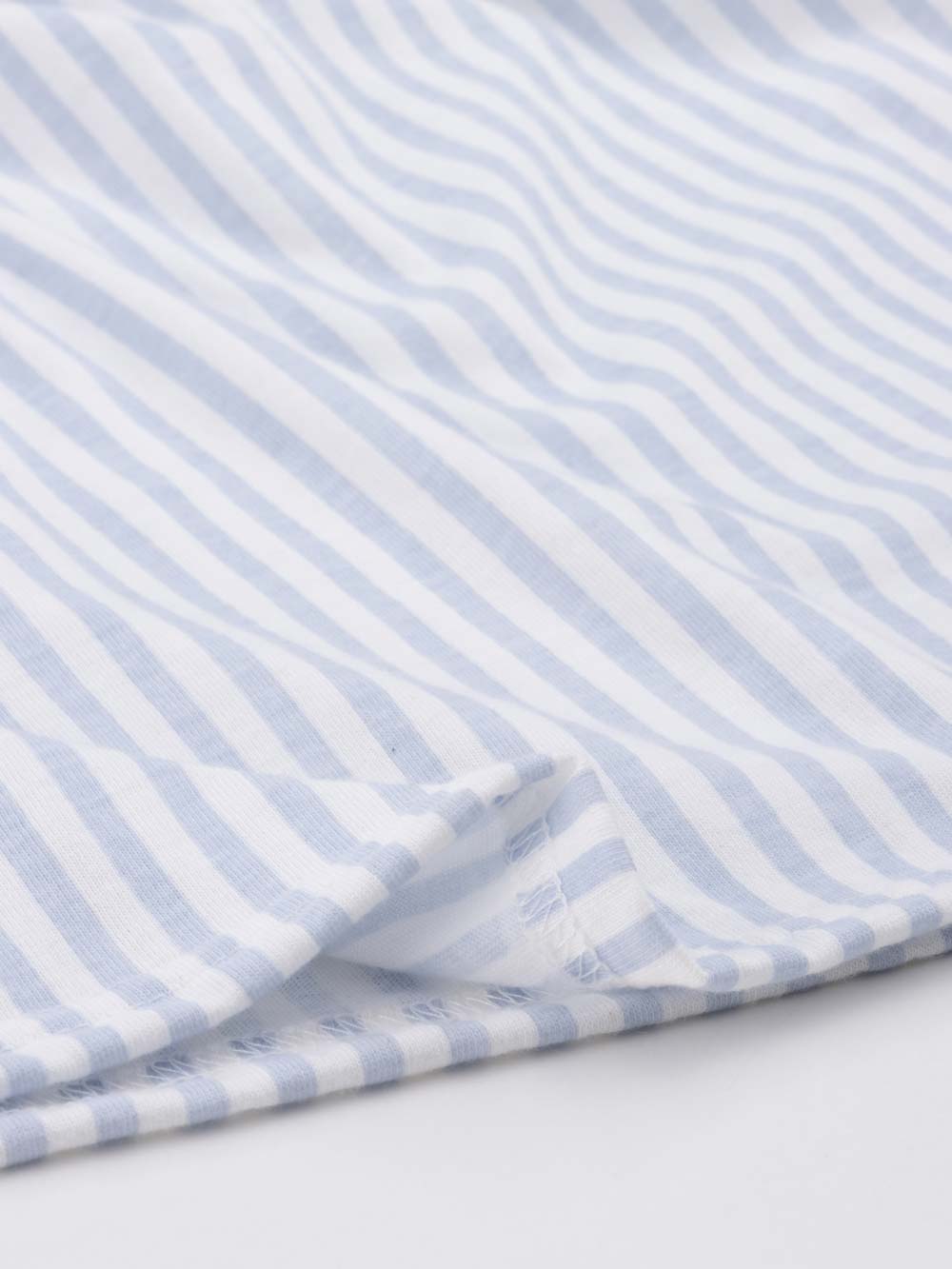 マタニティ パジャマ・ルームウェア|Rosemadame（ローズマダム）　ストライププリント天竺素材半袖ネグリジェパジャマ　マタニティ・産後授乳パジャマ【出産後も長く使える】