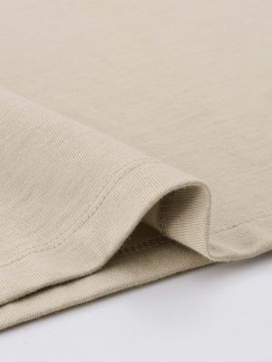 マタニティ トップス|綿混やわらかシンプルTEE　マタニティ・産後授乳服【出産後も長く使える】