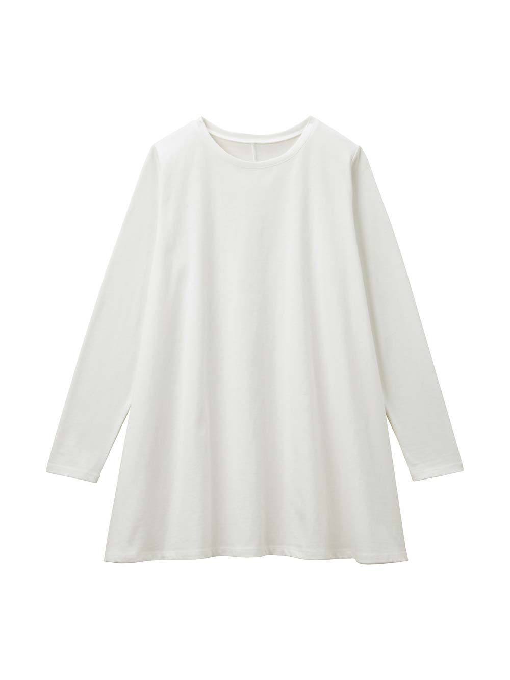 おまとめ割】綿混やわらかフレアロングTシャツ マタニティ・産後授乳服 