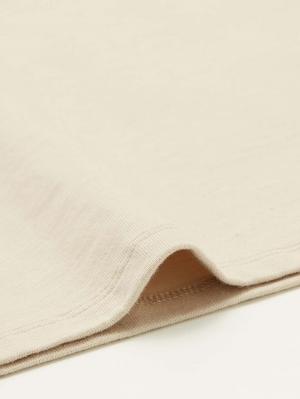 マタニティ トップス|綿混やわらかノースリーブTシャツ　マタニティ・産後授乳服【出産後も長く使える】