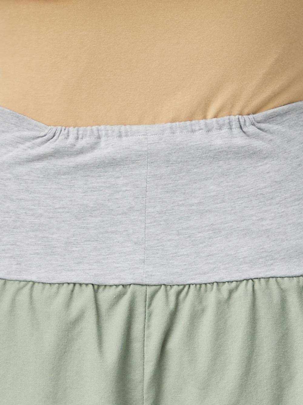 マタニティ パンツ|コットンリネンワイドパンツ　マタニティ・産後【出産後も長く使える】