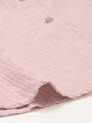 マタニティ パジャマ・ルームウェア|ぷくぷくWガーゼウエストリボンネグリジェ　マタニティ・産後【出産後も長く使える】