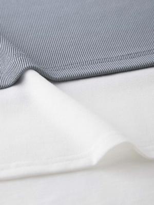 マタニティ トップス|レイヤード風半袖トップス　マタニティ・産後授乳服【出産後も長く使える】