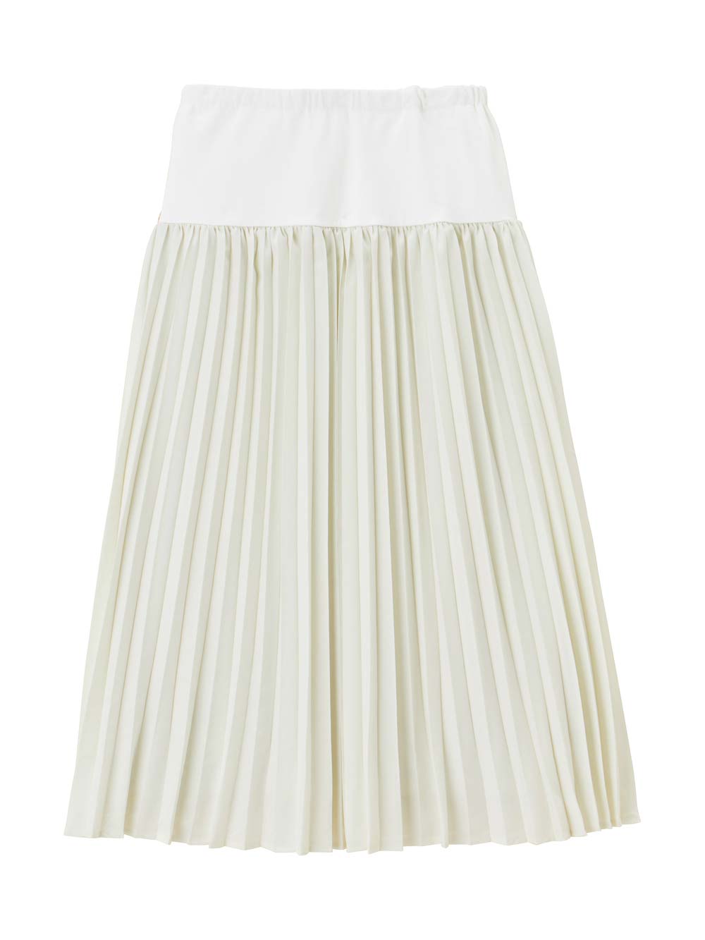 マタニティ スカート|プリーツスカート マタニティ・産後【出産後も長く使える】|アイボリー