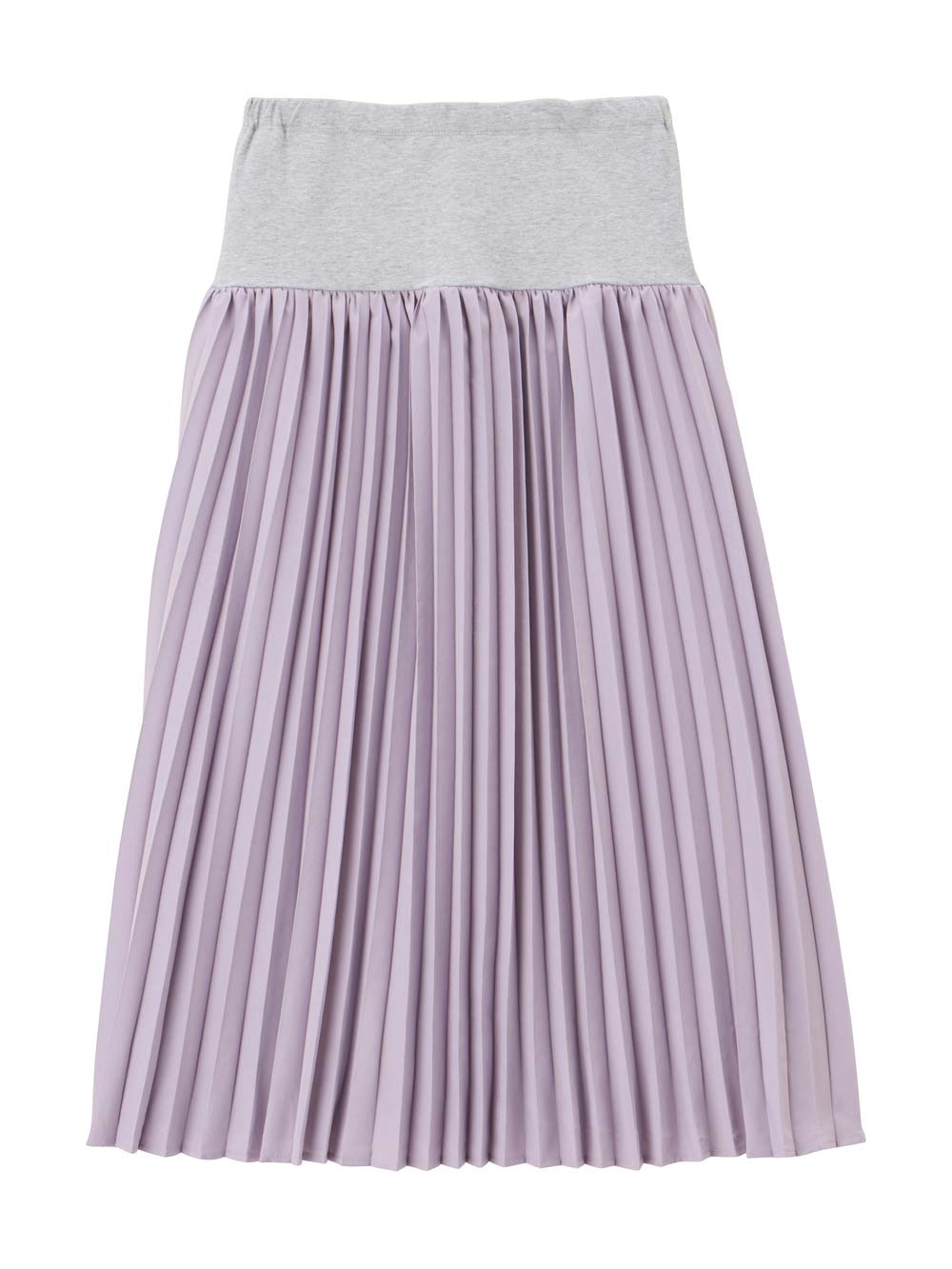 マタニティ スカート|プリーツスカート マタニティ・産後【出産後も長く使える】|ラベンダー