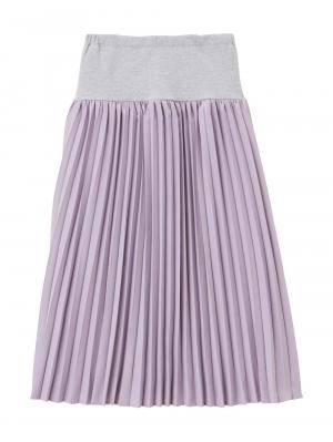 マタニティ スカート|プリーツスカート マタニティ・産後【出産後も長く使える】|ラベンダー