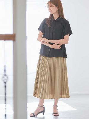 マタニティ スカート|プリーツスカート マタニティ・産後【出産後も長く使える】