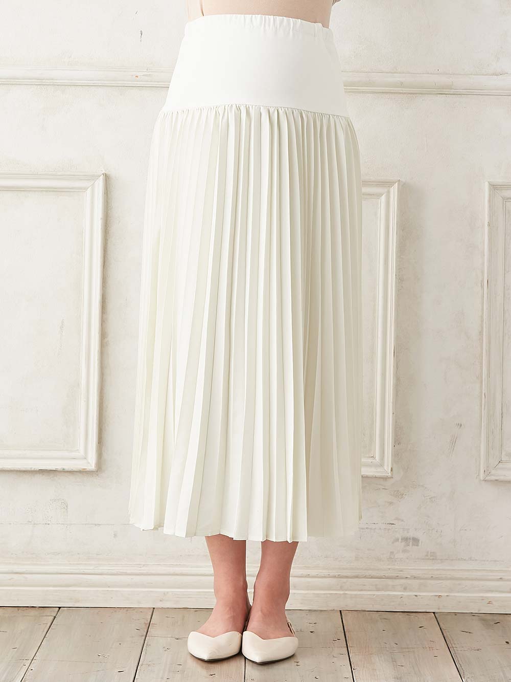 マタニティ スカート|プリーツスカート マタニティ・産後【出産後も長く使える】