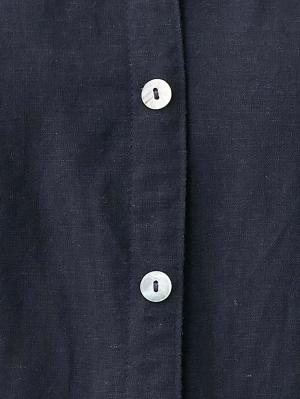 マタニティ ワンピース|【抗菌消臭】ウォッシャブル加工リネンレーヨン混Vネックワンピース　マタニティ・産後授乳服【出産後も長く使える】