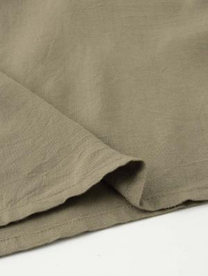 マタニティ ワンピース|ウォッシャブル加工リネンレーヨン前開きワンピース マタニティ・産後授乳服【出産後も長く使える】