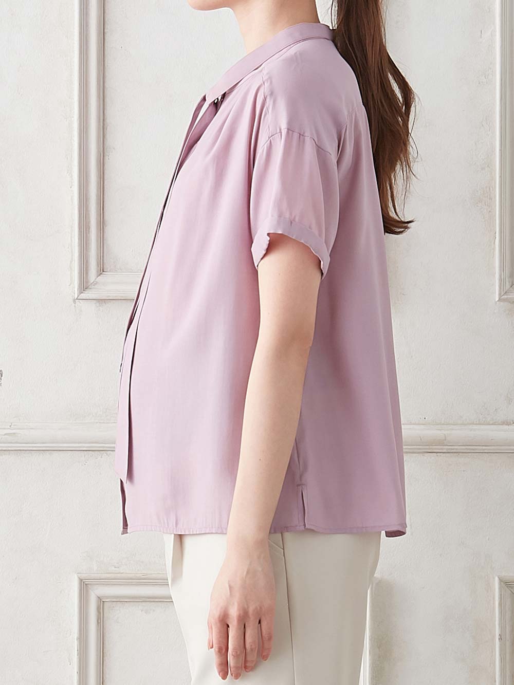bitnabi  お出かけブラウス　授乳服　ママ　Mサイズ bitnabi お出かけブラウス 授乳服 ママ Mサイズ （美人トップス