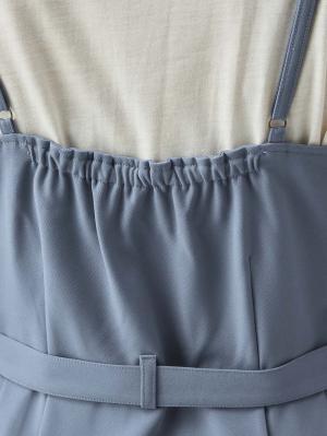 マタニティ ワンピース|ウエストベルト付きキャミワンピース　マタニティ・産後授乳服【出産後も長く使える】