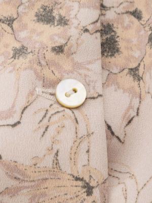 マタニティ ワンピース|ウエストシャーリング花柄ギャザーワンピース　マタニティ・産後授乳服【出産後も長く使える】