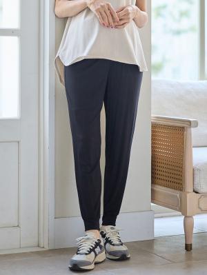 fairy（フェアリー）涼感らくちんジョガーパンツ　マタニティ・産後【出産後も長く使える】10343