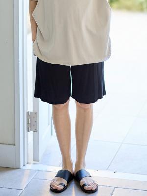 fairy（フェアリー）涼感らくちんハーフパンツ　マタニティ・産後【出産後も長く使える】10344