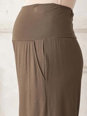 マタニティ パンツ|fairy(フェアリー)涼感らくちんハーフパンツ マタニティ・産後【出産後も長く使える】