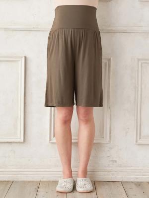 マタニティ パンツ|fairy(フェアリー)涼感らくちんハーフパンツ マタニティ・産後【出産後も長く使える】