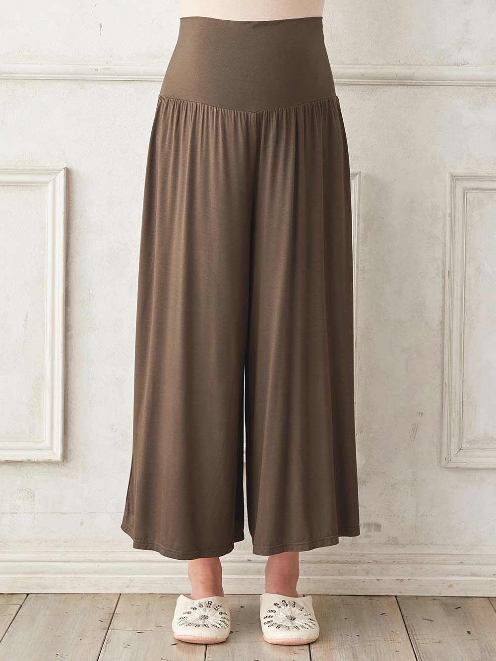 マタニティ パンツ|fairy（フェアリー）涼感らくちんルームパンツ　マタニティ・産後【出産後も長く使える】