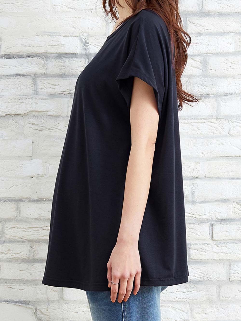 マタニティ トップス|fairy（フェアリー）授乳らくちんドルマンTシャツ　マタニティ・産後授乳服【出産後も長く使える】