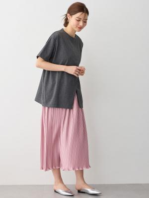 マタニティ スカート|fairy（フェアリー）らくちんプリーツスカート　マタニティ・産後【出産後も長く使える】|ピンク